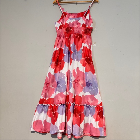 Grace Karin Red and Purple Floral Maxi Dress - Picture 9 of 16